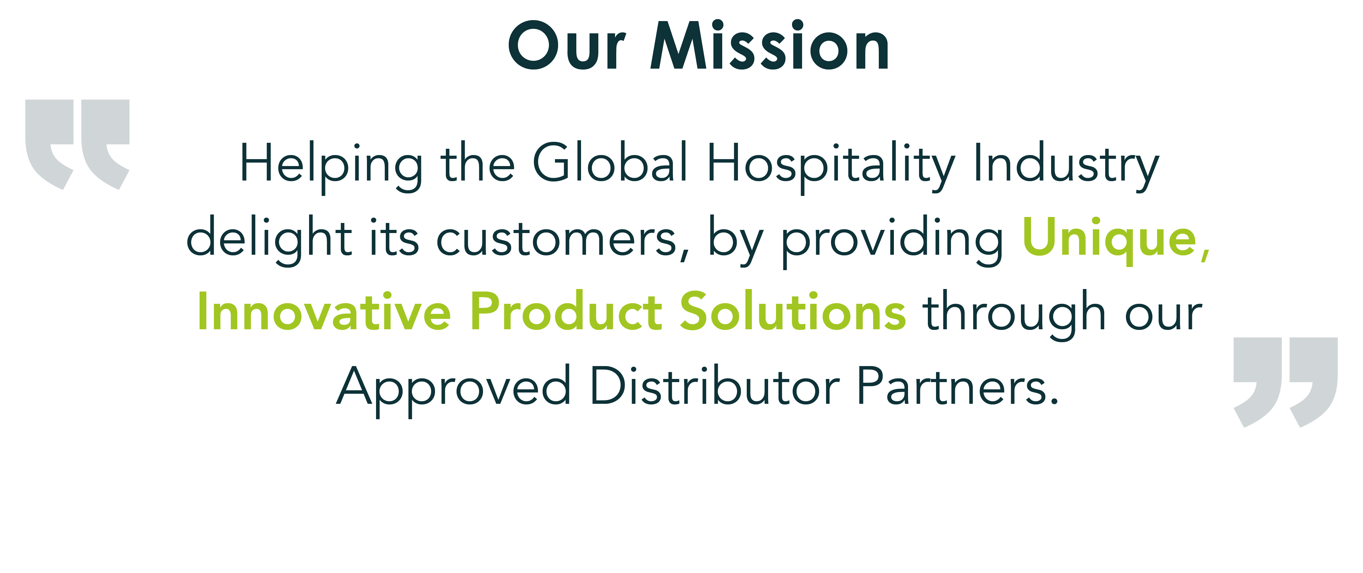 Our Mission Statement